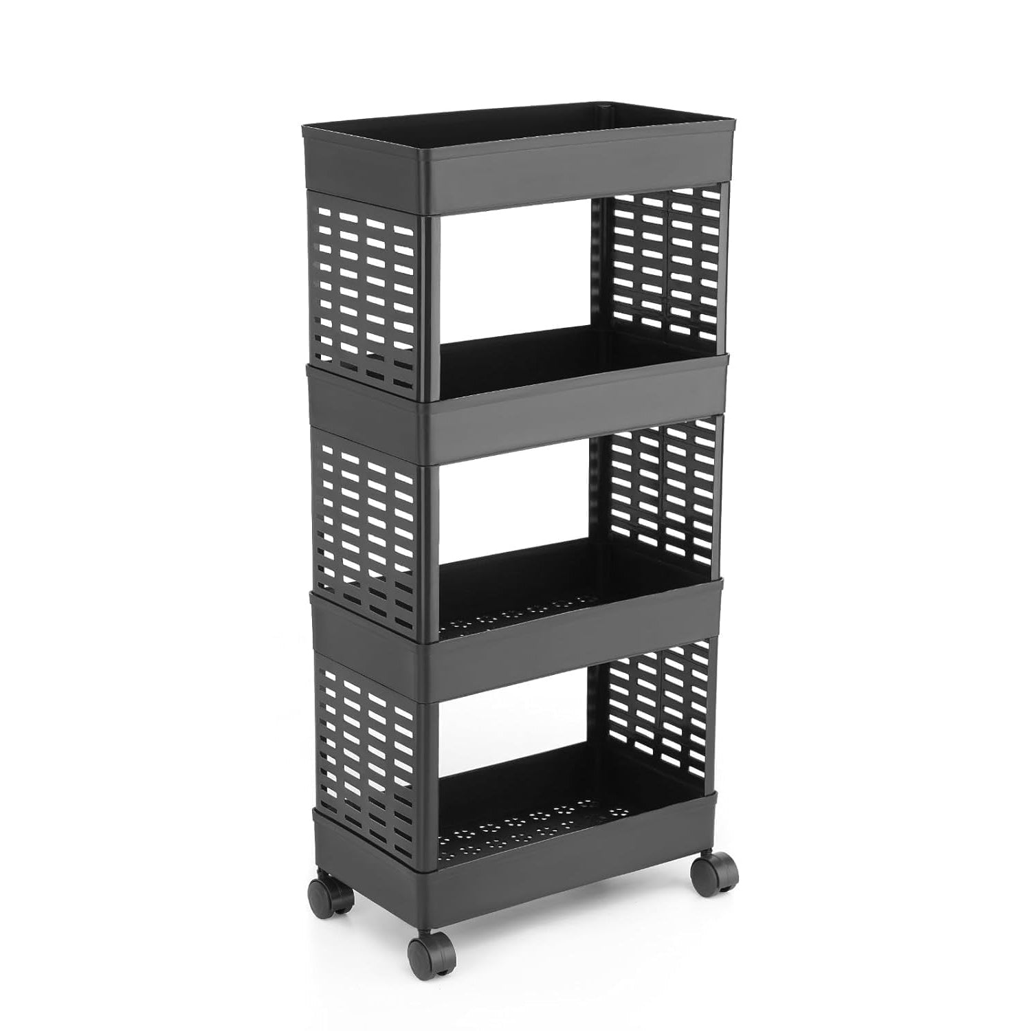 Ventilated basket detail showing perforated sides for airflow