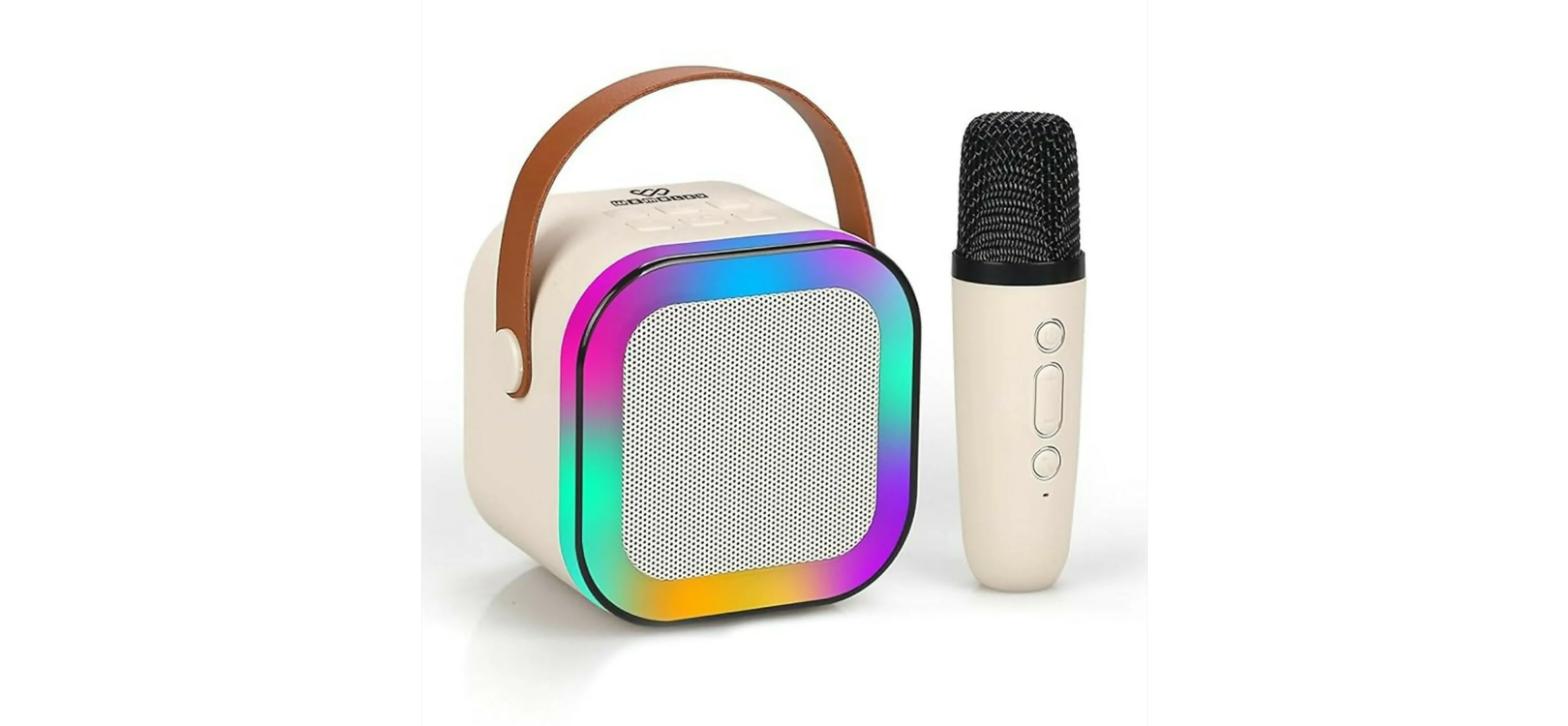 Portable Wireless Karaoke Speaker with wireless microphone – hero product shot