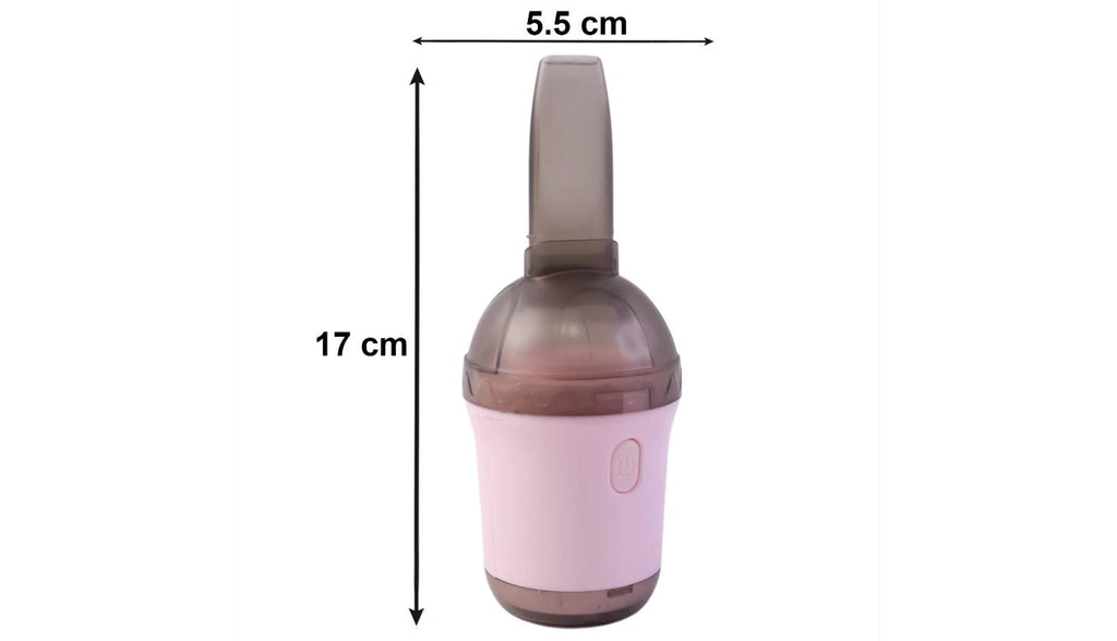 Mini Handheld Vacuum Cleaner dimensions – 5.5 cm diameter x 17 cm height