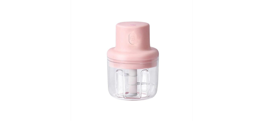 Rechargeable Mini Electric Vegetable & Garlic Chopper – compact design fits any kitchen drawer