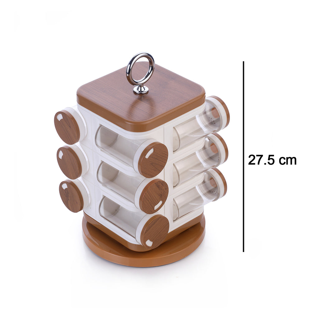 Individual spice jar with spoon removed from the masala box